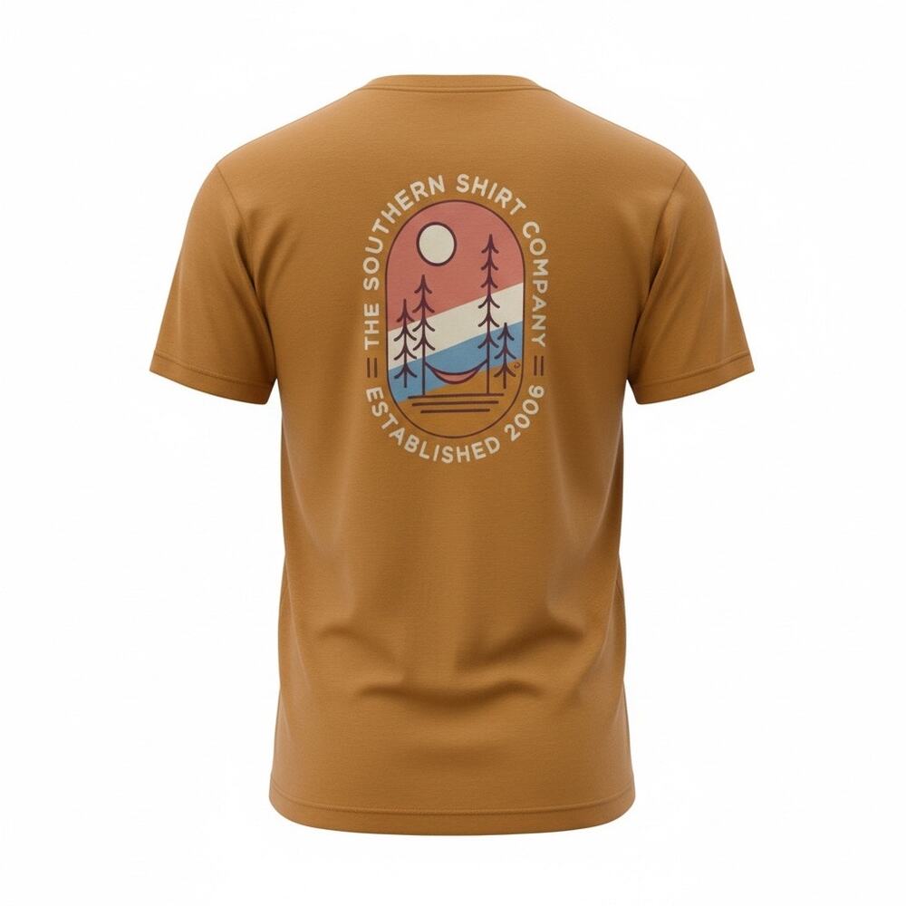 Southern Shirt Company T-Shirt Men’s Medium M 38-40 Mustard Yellow Graphic